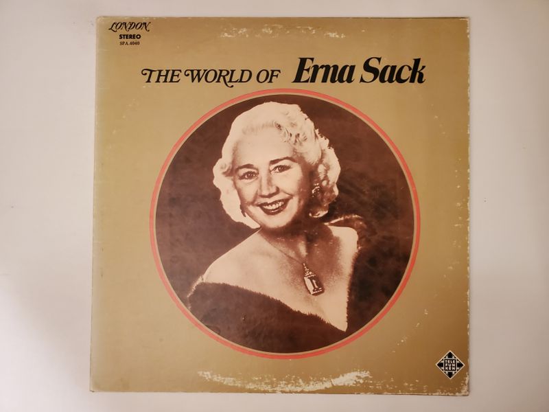Erna Sack The World of Erna Sack vinyl record
